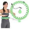 HHW01 HULA HOOP Žalias su svoriu HMS