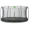 Įleidžiamas batutas EXIT Silhouette ø427 cm su apsauginiu tinklu, juodas