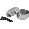 Indų rinkinys BasicNature Stainless Steel Biwak Junior