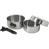 Indų rinkinys BasicNature Stainless Steel Biwak 1