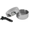 Indų rinkinys BasicNature Stainless Steel Biwak Junior
