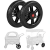 Insportline Replacement Rear Wheels for StrollKidz and StrayPaws Transport Wagons 5.5 x 29 cm (2.2 x 11.4 in) – Set of 2