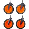 Insportline Replacement Wheels for Utility Wagon 19 x 7 cm (8 x 3 inches) – 4 Pcs.