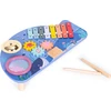 Instrumentų stalas muzikos stalas cimbolai cimbolai mušamieji cimbolai trintuvė jūrų tema ECOTOYS