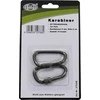 Karabinas D MFH užsukamu užraktu, žalias, 6mmx6cm