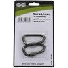 Karabinas D MFH užsukamu užraktu, žalias, 6mmx6cm