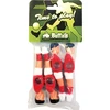 Keičiamas stalo futbolo žaidėjas Buffalo, raudonas/baltas, 13 mm, 4 vnt
