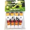 Keičiamas stalo futbolo žaidėjas Buffalo, raudonas / baltas, 16 mm, 4 vnt.