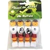 Keičiamas stalo futbolo žaidėjas Buffalo, raudonas / baltas, 16 mm, 4 vnt.