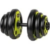Keičiamo svorio hantelis inSPORTline 3–18 kg Juodas-Žalias