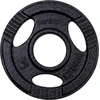 Ketaus olimpinis svorio diskas inSPORTline Hamerton, juodas, 1,25 kg, 50 mm