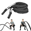 Jėgos-kovos virvė su nailonine apsauga inSPORTline Waverope 15m 50mm 21,8kg