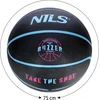 Krepšinio kamuolys NILS NPK271 Buzzer, juodas, 7 dydis