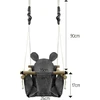 Kūdikio sūpynės su medine konstrukcija Ecotoys Mouse