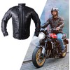 Leather Motorcycle Jacket W-TEC Valebravo