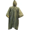 Lietpaltis-poncho Highlander, alyvuogių spalvos