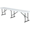 Sulankstomas suolas Lifetime Boston, baltas, 183x30x42 cm