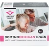 Longfield Mexican Train Double 12 domino aliuminio dėkle
