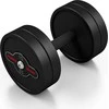 Marbo Sport Gumuotas hantelis Marbo - 10 kg, juodas