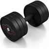 Marbo Sport Gumuotas hantelis Marbo - 22,5kg, juodas