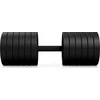 Marbo Sport Gumuotas hantelis Marbo - 47,5kg, juodas