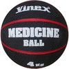 Medicinis kamuolys SMJ, 4kg, juodas-raudonas