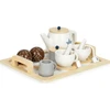 Ecotoys Medinis arbatos rinkinys Eco Toys W10B318B, 17 elementų
