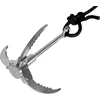 MFH Grappling Hook metal foldable with rope