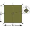 MFH Tentas „Tarp Extreme“ BW kamufliažinis, apie 300 x 300 cm