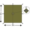 MFH Tarpaulin "Tarp Extreme" OD žalias ca. 300 x 300 cm