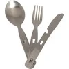 Mil-Tec CAMPING 3-PC S/STEEL EATING UTENS.