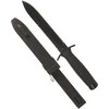 Mil-Tec Juodas COMBAT KNIFE WITH SAW AND SCABBARD