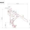 MNL02 ROTATING SQUAT HANDLES MONOLIFT HMS