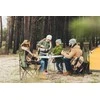 MultiGarden Modernhome Turistinis stalas pikniko stalas, sulankstomas viršus 80x60 cm, baltas