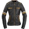 Moteriška odinė motociklininko striukė W-TEC Traction Lady