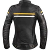 Moteriška odinė motociklininko striukė W-TEC Stripe Lady