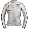 Moteriškas odinis moto švarkas W-TEC Sheawen Lady Baltas New
