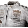 Moteriškas odinis moto švarkas W-TEC Sheawen Lady Baltas New