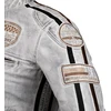 Moteriškas odinis moto švarkas W-TEC Sheawen Lady Baltas New