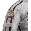 Moteriškas odinis moto švarkas W-TEC Sheawen Lady Baltas New