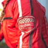 Moteriška odinė motociklininkų striukė W-TEC Umana