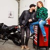 Moteriški moto džinsai W-TEC GoralCE