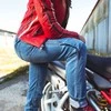 Moteriški moto džinsai W-TEC Lustipa