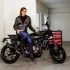 Moteriški moto džinsai W-TEC Rafael