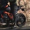 Moteriški motociklininkių leginsai Oxford Super Cargo juodi