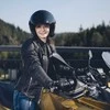 Moteriškos odinės motociklininko pirštinės W-Tec Perchta