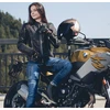 Moteriškos odinės motociklininko pirštinės W-Tec Perchta