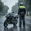 Motociklininko lietaus striukė W-TEC Nowet