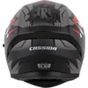 Motociklininko šalmas Cassida Orbit StriX Raudona/Gray/Baltas/Juodas