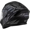 Motociklininko šalmas Cassida Orbit StriX Matte Juodas/Gray